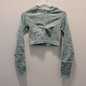 Gymshark Adapt seamless crop top in camo *MATCHING SET*